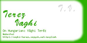 terez vaghi business card